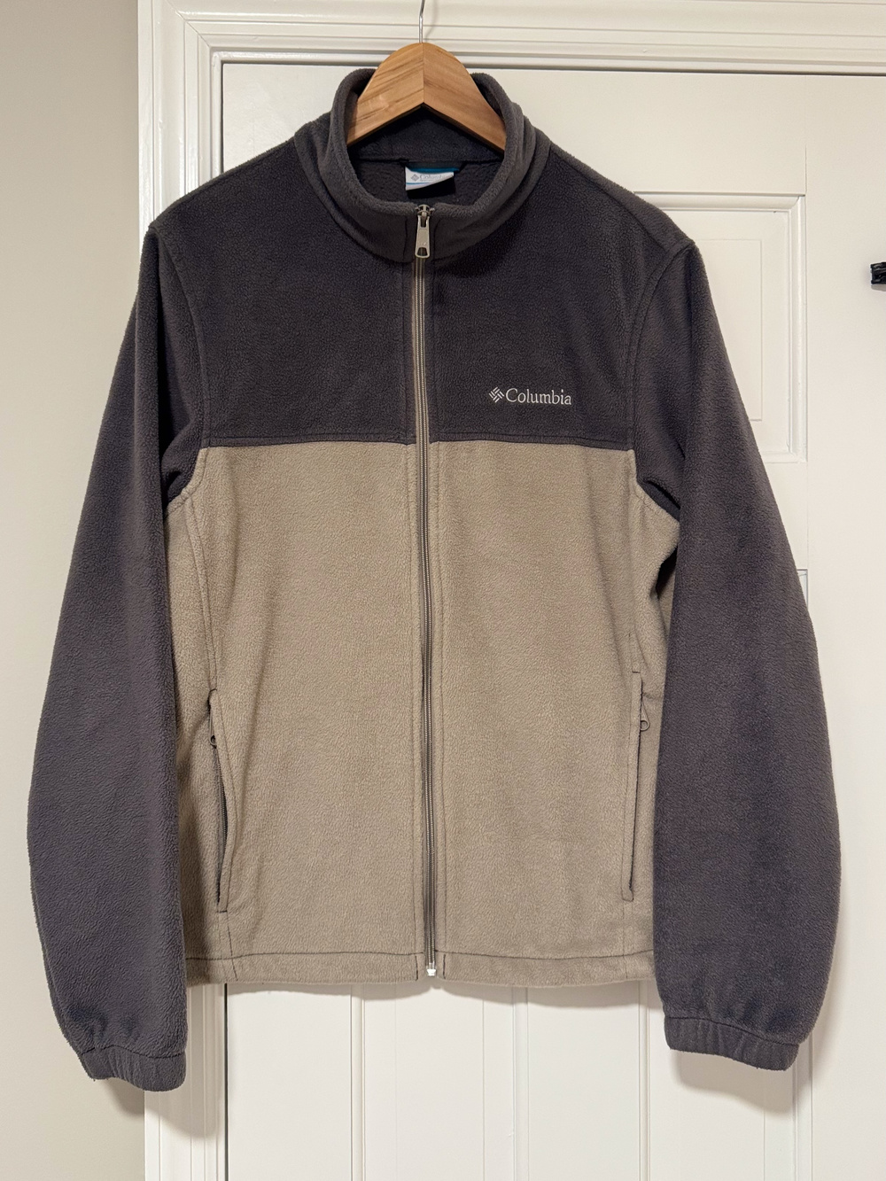 Columbia Steens Mountain Fleece Jacket Mens Medium Full Zip Colorblock Gorpcore